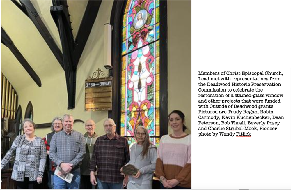 Church members and Stained glass 